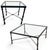 Elevate Your Living Space With the Timeless Artistry of These Diego Giacometti-Inspired Glass Top Tables 1970s For Sale - Image 11 of 12