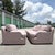 Textile Postmodern Mauve/Pink Sectional Sofa - 2 Pieces For Sale - Image 7 of 12