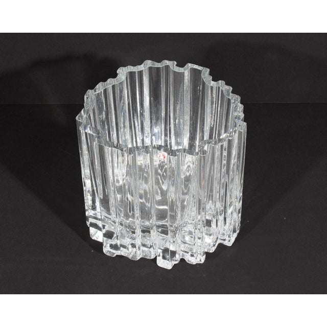 1970s Tapio Wirkkala 1970s “Arcadia” Iittala Crystal Vase For Sale - Image 5 of 8