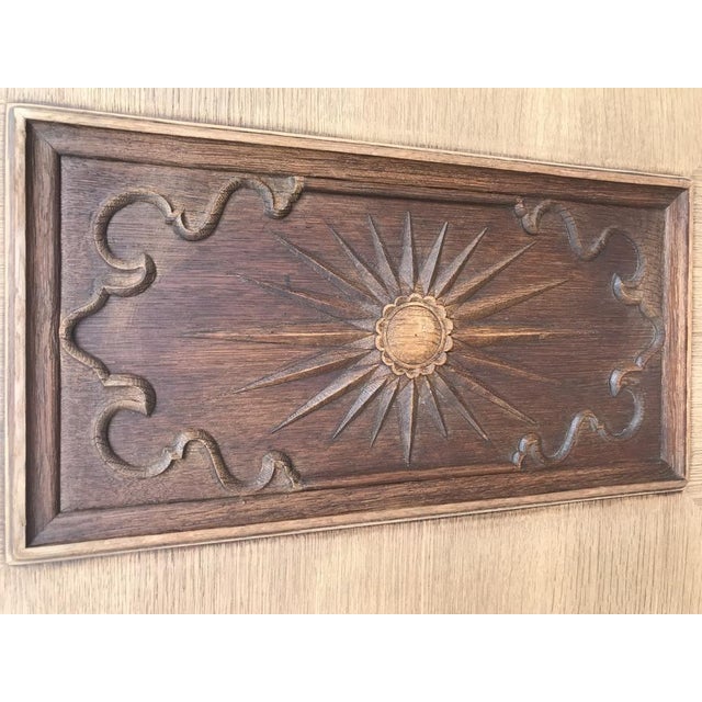 Wood Oak Wardrobe Door, 1940s For Sale - Image 7 of 18
