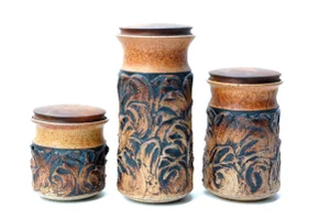Victoria Littlejohn Ceramic Canisters - Set of 3
