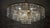 Antique Brass and Lead Crystal Chandelier from Ernst Palme, 1960s For Sale - Image 6 of 11