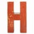 Vintage Wooden Letter H, 1990s For Sale - Image 4 of 10