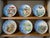 A set of six small collectible plates from Bing & Grondahl dedicated to Hans Christian Andersen's fairy tales. Each plate,...