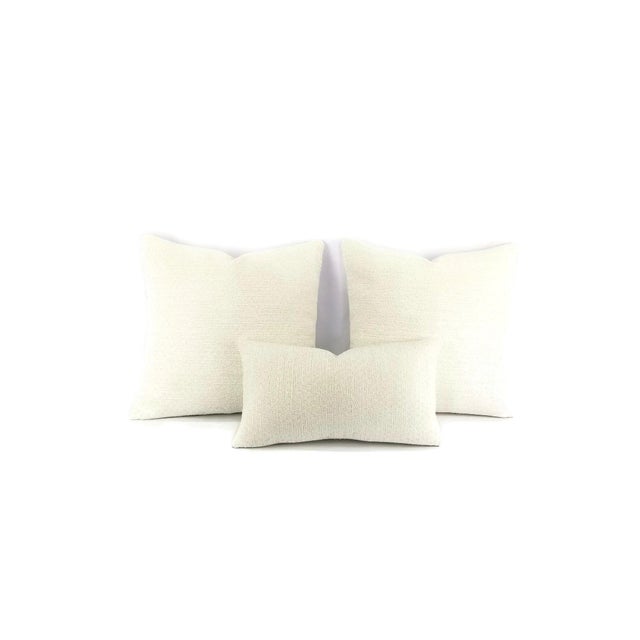 Not Yet Made - Made To Order Beacon Hill Arches White Chenille Pillow Cover For Sale - Image 5 of 8