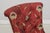 Textile Silk Crewel Work Tufted Back Swivel Chair For Sale - Image 7 of 15
