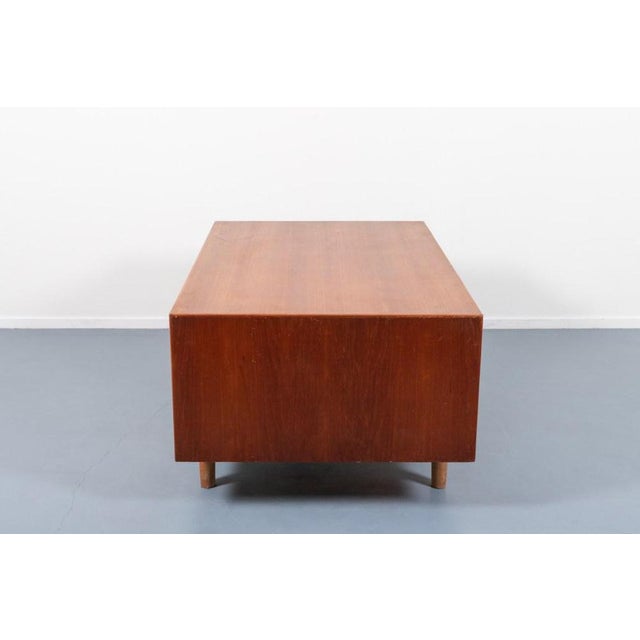 Brown Modern Danish Architectural Teak Desk, 1950s For Sale - Image 8 of 18