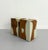 Wood Vintage Burl Wood & Lacquered Parsons Pedestal Tables – Pair For Sale - Image 7 of 8