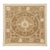 Neutral Tan Cotton Suzani Square Medallion Wall Decor For Sale