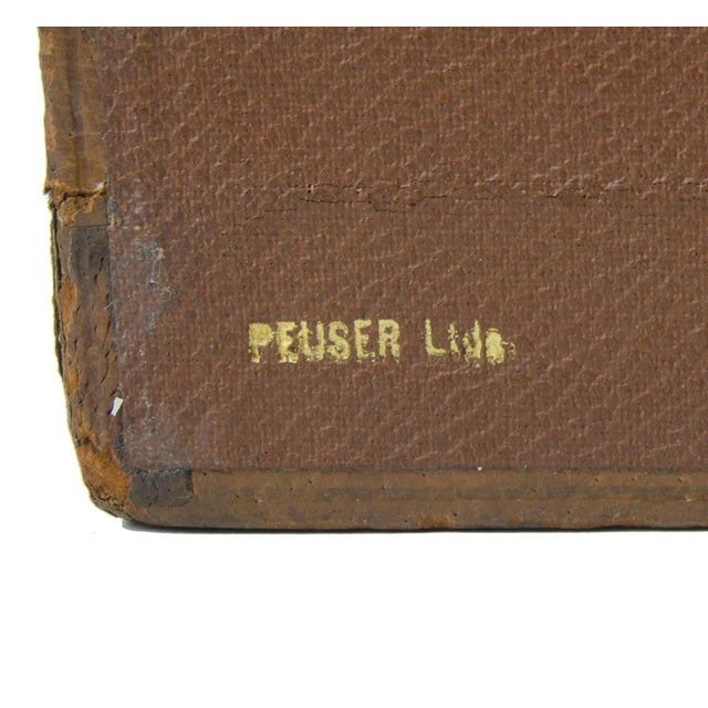 Pair of Mid-20th Century Modern Leather-Covered Wood Bookends by the Luxury Brand Hermès Paris, France For Sale - Image 9 of 9