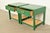 Michael Taylor for Baker Furniture Mid-Century Hollywood Regency Green Lacquer and Cane Campaign Nightstands, Newly Refinished For Sale In South Bend - Image 6 of 15