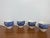 Liberty & Co. 1970s Liberty Blue Betsy Ross England 8 Pc Lot Cups Creamer Sugar Salt Pepper For Sale - Image 4 of 18