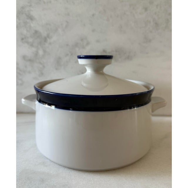 Noritake Vintage Stoneware Noritake Primastone Fjord Casserole Dish For Sale - Image 4 of 10