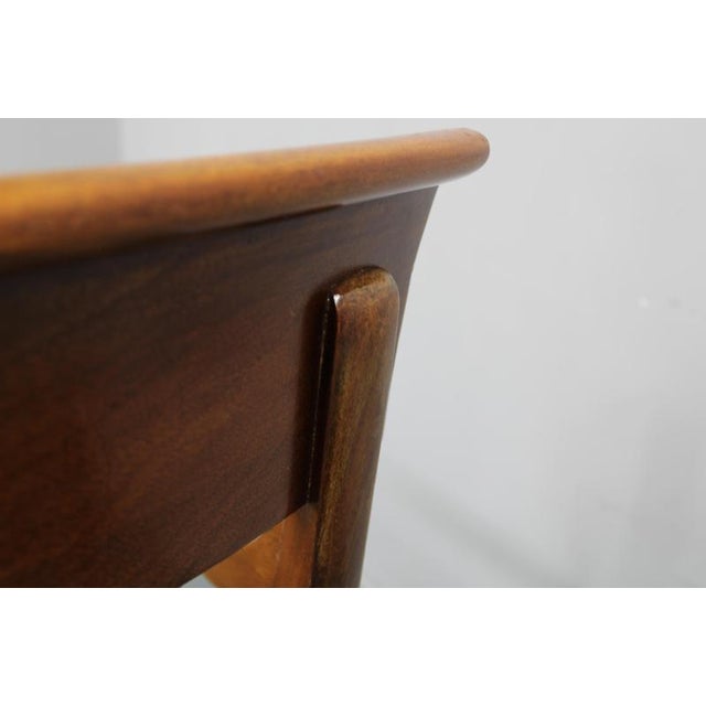 French Art Deco Walnut Dining Armchairs, France, 1930s, Set of 12 For Sale - Image 18 of 18