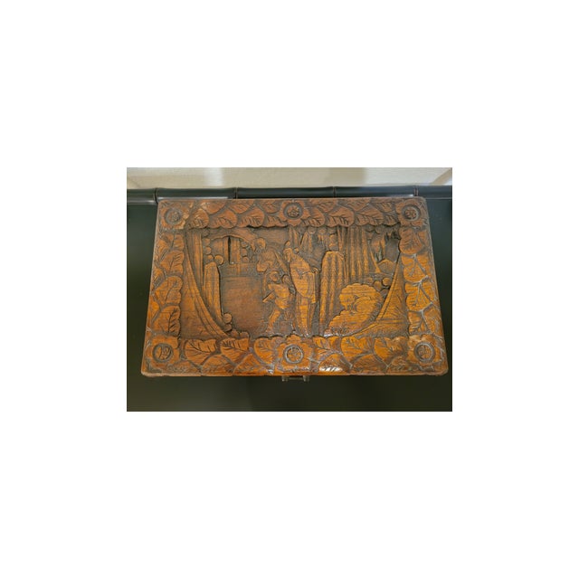 Mid-20th Century Chinese Carved Camphorwood Nested Boxes (Set of 3) by Hung Hop Chests Co. For Sale - Image 11 of 18