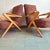 Mid-Century Modern Mid-Century Modern French Compass Feet Chairs in Beech from Erton, 1950s, Set of 2 For Sale - Image 3 of 15