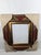 Ornate Red and Antique Gold Gilt Wood Picture Frame With Baroque-Style Relief For Sale - Image 9 of 12