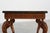 Napoleon III Style Carved Walnut Side Table with Ardune Top, France, 1900s For Sale - Image 5 of 18