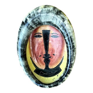 Vintage Mexican Ceramic Decorative Bowl For Sale
