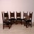 Vintage Carved Wooden Chairs, 1920s, Set of 6 For Sale - Image 14 of 18