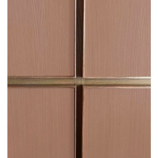 Square Mocha Mousse Sideboard by Mascia Meccani for Meccani Design For Sale - Image 6 of 7