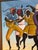 R. Shaw, Dancing Figures with Instruments, 1950s, Oil Painting on Canvas, Framed For Sale - Image 7 of 15