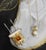 Late 20th Century Artisan Sterling Silver Amber Pearl Pendant Necklace For Sale - Image 12 of 14