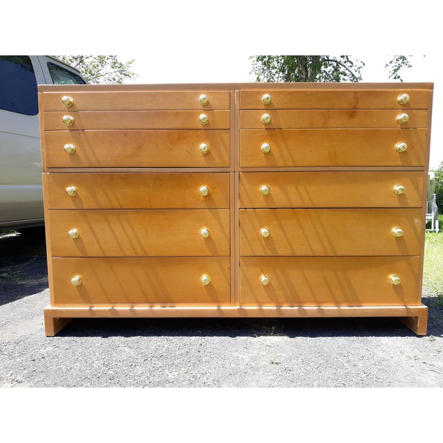 1940 S C G Kimerly For Widdicomb 12 Drawer Chest Chairish