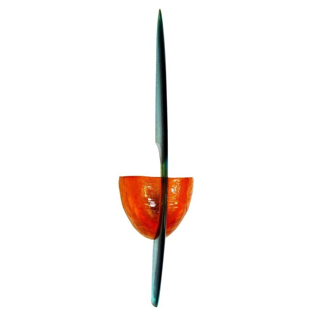 Postmodern Resin and Fiberglass Sconce by Steve Zoller, 1970s For Sale - Image 6 of 6