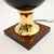 Vintage Italian Walnut and Brass Table Lamps, 1970, Set of 2 For Sale - Image 10 of 11