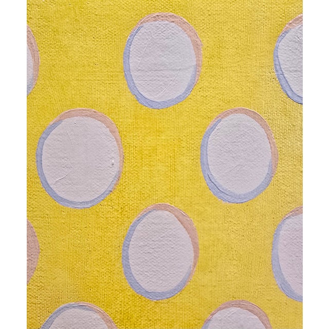 Krista Augius - The Geometric Golden Fold- Optical Circles-Oil Painting For Sale - Image 9 of 11
