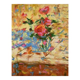 Giclée Print of Original Expressionist Floral Painting For Sale