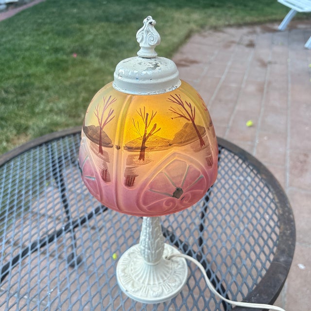 Art Deco 1930s Art Deco Boudoir Lamp For Sale - Image 3 of 4