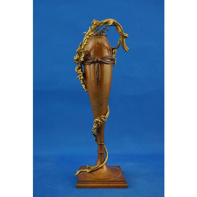 Vintage Vase in Bronze by Julius Theodor Kalmar, 1920s For Sale - Image 15 of 18