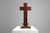 French Oak and Copper Crucifix, 1920 For Sale - Image 12 of 13