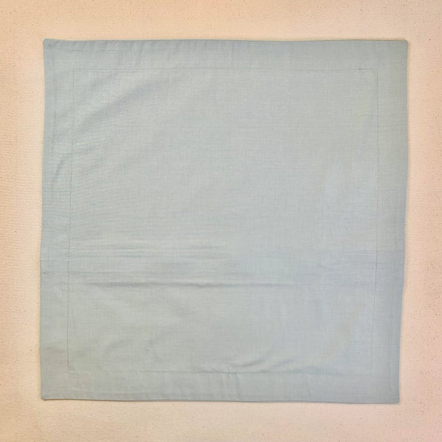 Fabricut Inc. Fabricut French General Aqua Blue Cream Green Babette Floral Vine Pillow Covers- Set of 3 For Sale - Image 4 of 7