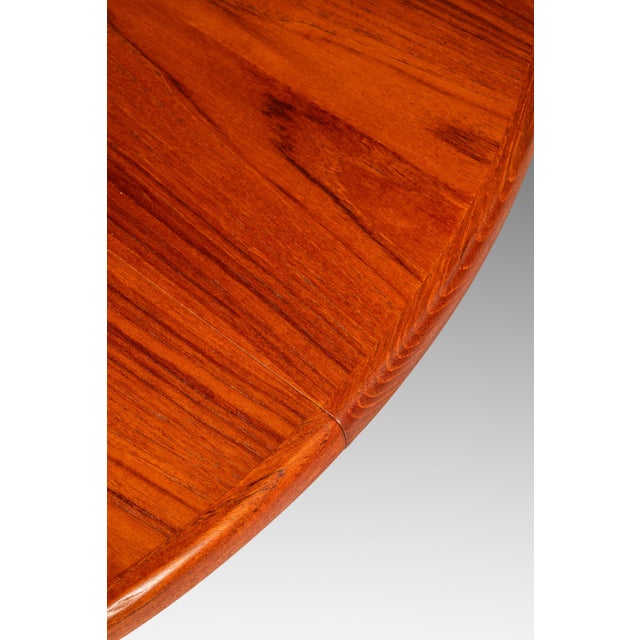 Danish Mid-Century Modern Extension Dining Table in Teak W/ Two Leaves by Skovby Møbelfabrik, Denmark, C. 1970s For Sale - Image 16 of 18