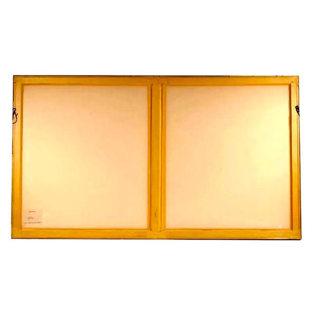 Robin's Egg Blue Michael Mazur, Large American Modernist Monotype Michael Mazur The Lake Expressionist Landscape, 1985 For Sale - Image 8 of 9