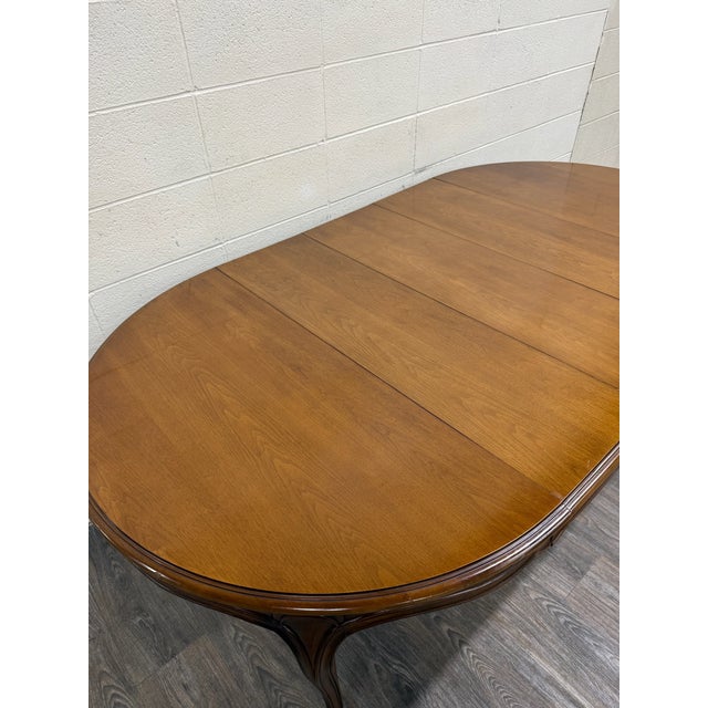 Vintage Drexel Basque Provincial Collection French Louis XV Style Dining Table For Sale - Image 10 of 18