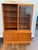 Mid 20th Century Danish Modern Teak Bookcase & Display Cabinet by Poul Hundevad With Sliding Glass Doors For Sale - Image 6 of 10