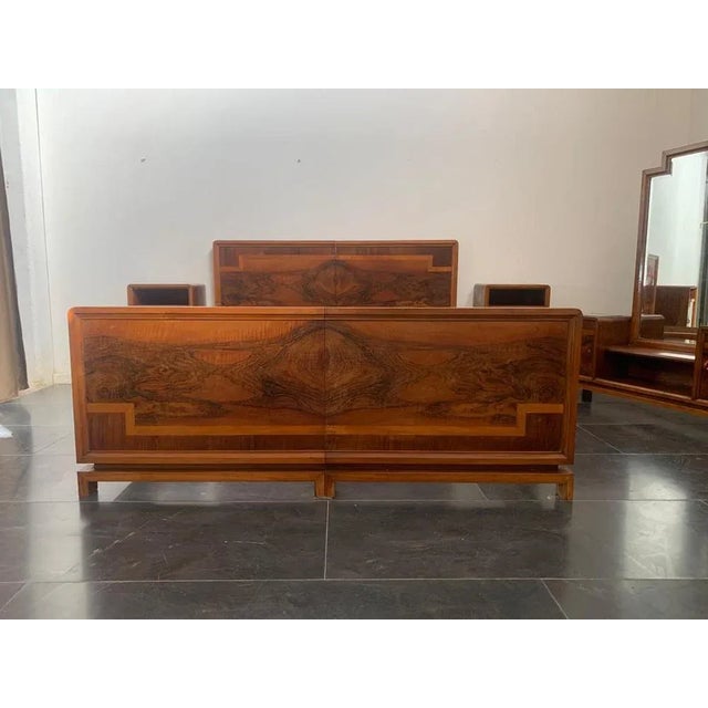 Art Deco Rational Bed from Vezzani, Italy, 1930s For Sale - Image 6 of 12