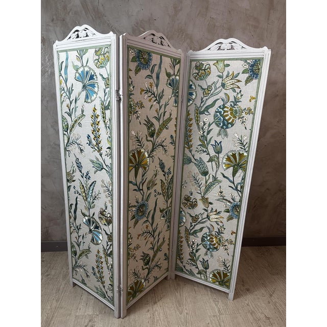 Antique Folding Screen, 1890s For Sale - Image 15 of 15