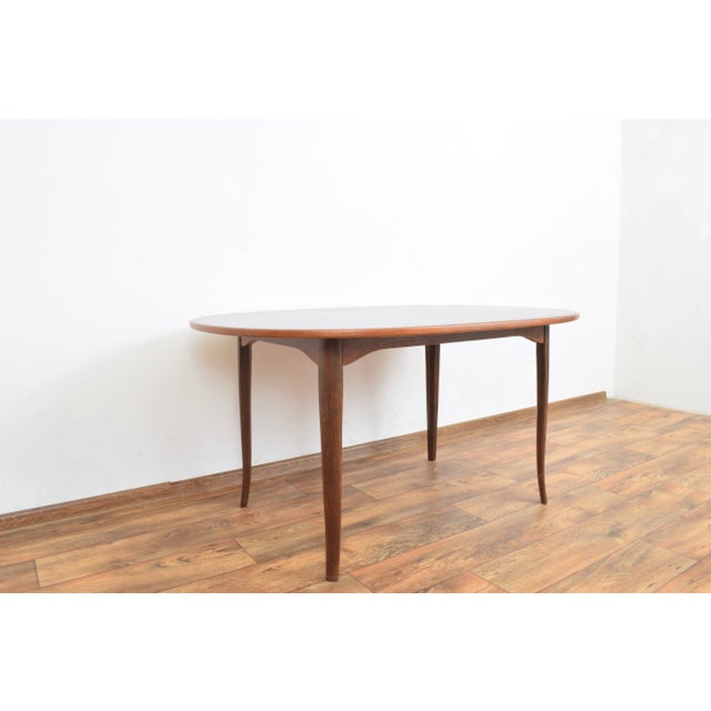 1950s Mid-Century Swedish Teak Table Model Ovalen by Carl Malmsten for Mobel Komponerad AV, 1950s For Sale - Image 5 of 10