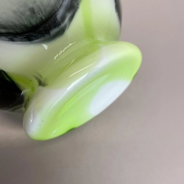 Large Vintage Pop Art Multicolor Opaline Vase, Italy, 1970s For Sale - Image 15 of 16