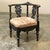 Renaissance Antique 19th Century Italian Renaissance Revival Corner Armchair For Sale - Image 3 of 16