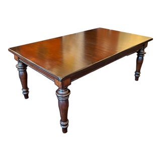 Pottery Barn Mahogany Extension Table For Sale