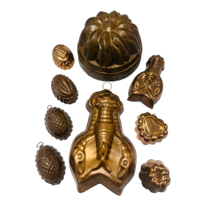 Collection of Vintage Copper Molds
