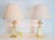 1970s Regency Fruit Bowl Table Lamps in Brass and Crystal from Maison Le Dauphin, 1970s, Set of 2 For Sale - Image 5 of 13