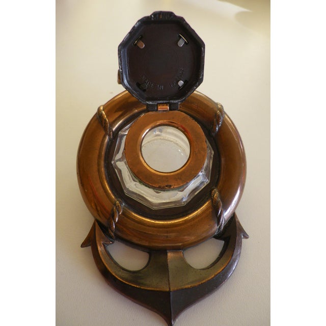 Anchor-Shaped Inkwell from Orfear, 1890s For Sale - Image 13 of 18
