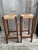 Set of Vintage Straw Stools For Sale - Image 6 of 6